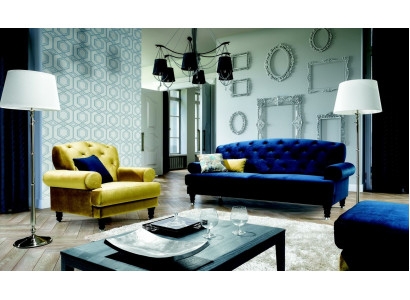 Klassesch Design Sofagarnitur 3+1 Sofa Couch Polster Chesterfield Sofas Set Nei