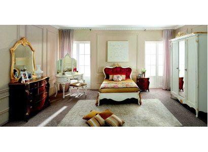 Italienesch Miwwelen Luxus Bett Swarovski Kristaller Barock Better Rummen