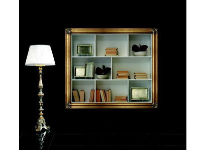 Wandregal Regal Bicherregal Bicherregal Wunnzëmmer Wand Luxus