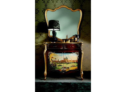 Italienesch Kommode Anrichte Handmoolerei Schaf Luxus Sideboard Italienesch Holz