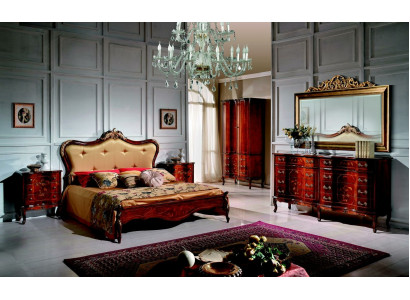Klassescht Chesterfield Bett Miwwel Swarovski Steng Duebel Polster Better