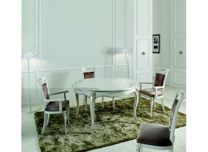 Italienesch Miwwelen Iessdësch Holz Luxus Dësch Design Dëscher Iesszëmmer 140x79cm