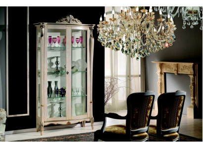 Design Miwwel Holz Klassesch Barock Luxus Vitrin Schaf Regal Italienesch Miwwel Nei