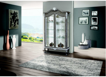 Miwwelen Klassesch Stil Design Vitrin Wunnzëmmer Schief Glasschaf Regal Schief Nei