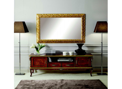 Luxus 2tlg Set Sideboard Lowboard rtv Spigel Italienesch Holz Miwwel Holzmöbel