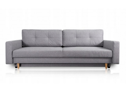 Canapé 3-Sëtzer Grouw Canapéen Stil Luxus Wunnzëmmer Modern Design Polsterstoff Nei