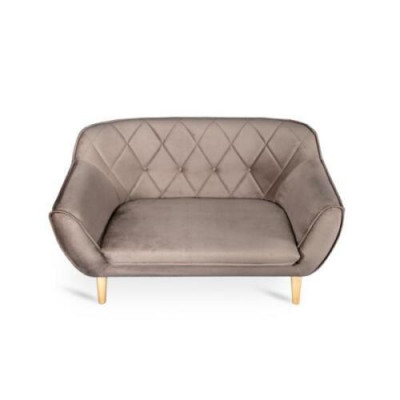 Raffinéiert 2-Sëtzer-Sofa am modernen Stil vun europäesche Miwelfabrikanten.