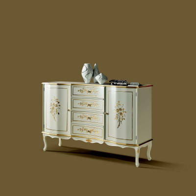 Luxus Kommode Schaf Italienesch Holz Miwwelen Design Sideboard Konsol.