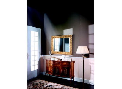 Designer Holz Luxus Italienesch Miwwelen 2-teilere Set Miwwel Stil Barock Komoud