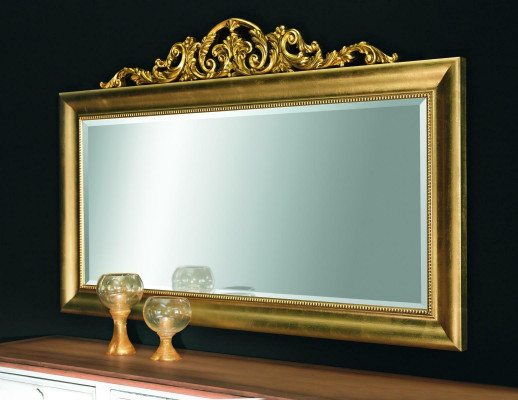 Spigel Wandspigel Rechteckeg Gankspigel Holz Wanddekoratioun Spigelein Barock