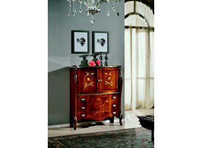 Miwwel Holz Stil Barock Schick Schaf Kommode Schief Designer Italienesch