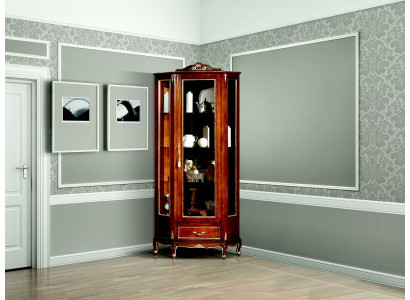 Eckvitrine Schaf Design Vitrine Schief Designer Miwwelen Italienesch Miwwelen Regaler Regal