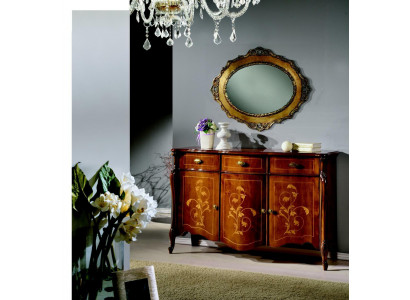Design Miwwel Stil Barock Kommode Schaf Brong Design Luxus Holz