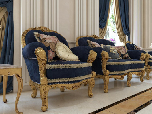 Klasseschen Design Fauteuil Wunnzëmmer Eenzelsëtz Canapé Lounge Club Hotel Luxus.