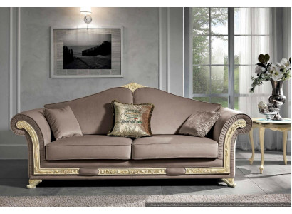 Sofa 3 Sëtz Luxus Miwwelen Wunnzëmmer Dräi-Sëtzer Klassesch Design Italienesch