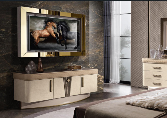 Set Modern Wunnwand Kommode RTV Wunnzëmmer Wunnwänn Wunnzëmmer Set TV-Rahmen
