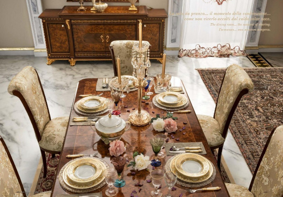Iessdësch Design Miwwelen Ariichtung Dëscher Massivholz Dësch Nei Luxus Italienesch