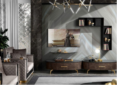 Wunnzëmmer rtv Säitebord tv Schaf Dësch Kommode Lowboard Holz Modern Nei