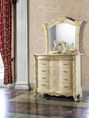 Kommod Schoufdroen Holz Sideboard Schaf Schief Massiv Kommoden Wunnzëmmer