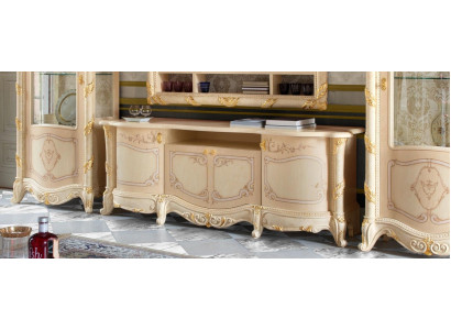 Miwwel Italienesch Säitendëscher Regaler Nei Fernsehreol tv Stand rtv Massivt Holz