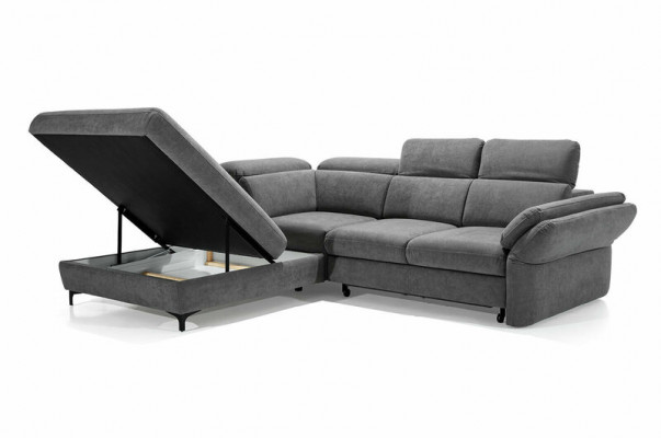 Mega komfortabelt Schlofzofa mat luxuriéiser Polsterung am modernen Stil