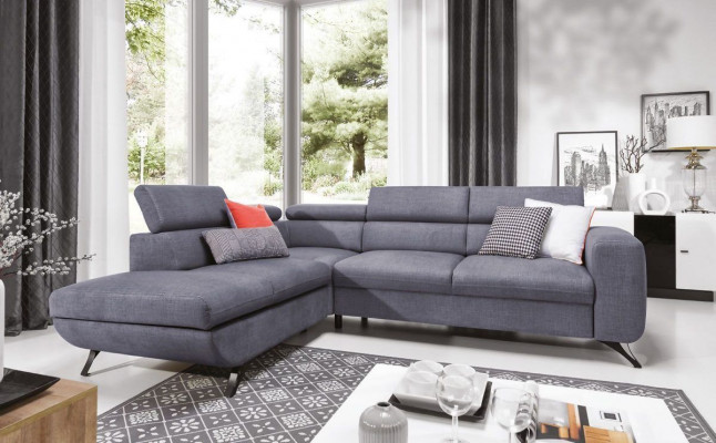 Moderne Schlofcouch Schlofsofa Bettfunktioun Sofa Couch Polstersëtz Garnitur Eck