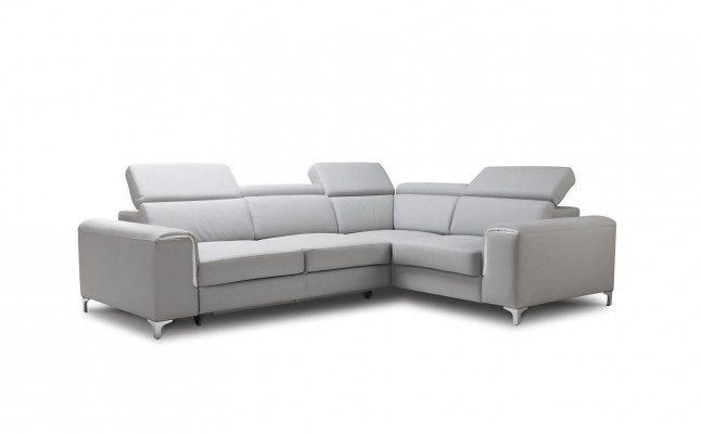 Stilvollt, komfortabel Eckcouch fir en douce an gemittlech Interieur.
