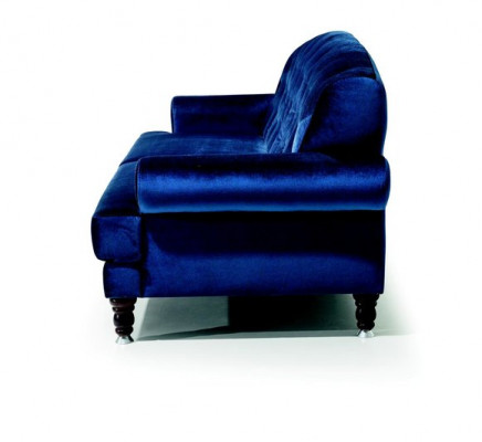 Chesterfield 3-Sëtz Designer Canapé Couch Polster Sofas Couches Textil Lamezia