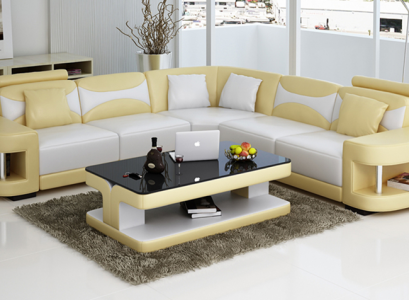 Design Ecksofa Lieder Sofa Couch Polster Eck Sëtz Wunnlandschaft Garnitur