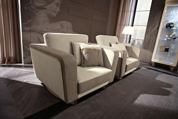 Miwwelen Ariichtung Eensëtzer Relax Club Lehn Luxus Fauteuil Design Stull Hotel Nei