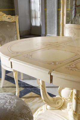 Dësch Design Holz Luxus Miwwelen Italien Iessdësch Holz Iessdëscher Iesszëmmer Dëscher