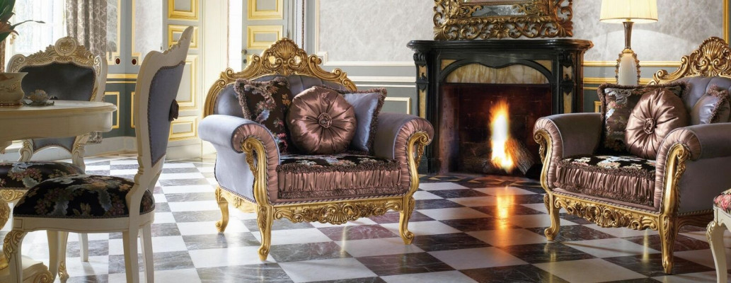 Art déco Design Fauteuil Textil Wunnzëmmer Lounge Nei Luxus Design Miwwelen Still