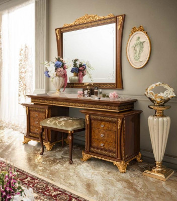 Schmink Konsolendësch Design Holz Dësch Konsolendëscher Dëscher Italienesch Miwwelen