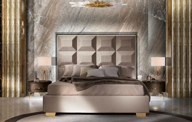 Modern Bett Luxus Better Chesterfield Miwwelen Barock Hotel Textil Schlofkummer