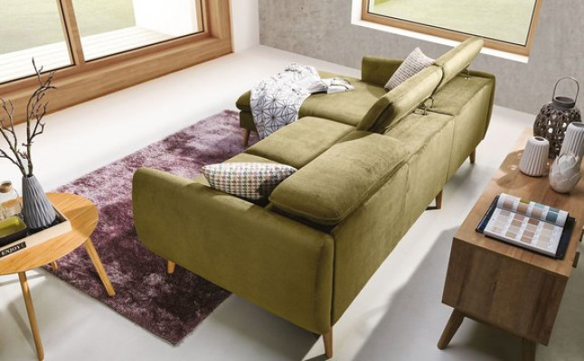 Eckcanapé Canapé Sofa Couch Polster Eckgarnitur Modern Couchen Sofen Wunnlandschaft