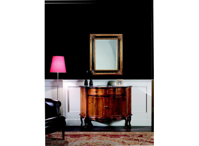 Italienesch Miwwelen Komoud Schaf Braun Design Luxus Holz Stil Barock