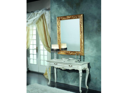 Spigel Italienesch Design Miwwel Standspigel Anrichte 93x183cm Barock Rokoko