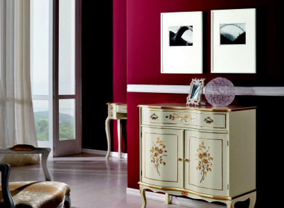 Wunnzëmmer Miwwelen Klassesche Barock Luxus Sideboard Kommode Echt Holz