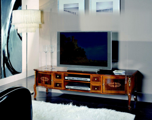 Design Sideboard tv Lowboard rtv Schaf Tisch Wunnzëmmer Holz Miwwelen Barock Stil Neit