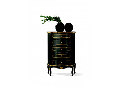 Italienesch Miwwelen Stil Barock Schwaarz Designer Schaf Kommode Miwwelen