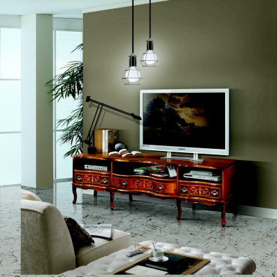 Moderne Sideboard Fernsehe Lowboard laang RTV Schaf Italienesch Miwwelen Wunnzëmmer Holz Miwwelen