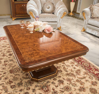 Canapé Dësch Niewendëscher Wunnzëmmer Rechteckeg Kaffi Luxus Design Canapé Dësch