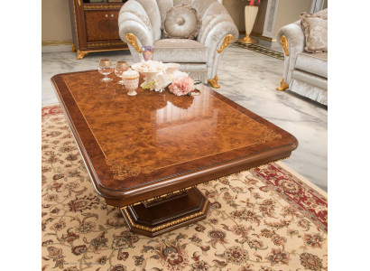 Canapé Dësch Niewendëscher Wunnzëmmer Rechteckeg Kaffi Luxus Design Canapé Dësch