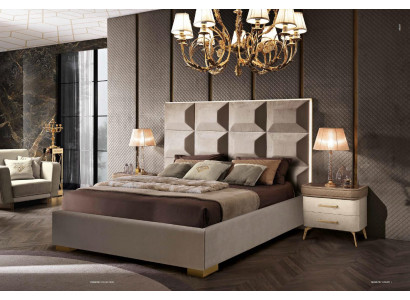 Bett Holz Duebel Schlofzëmmer Better Brong Bettkader Modern Duebelbett Miwwelen