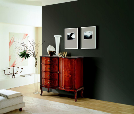 Luxus Designer Italienesch Holz Miwwel Kommode Anrichte Barockstil Sideboard