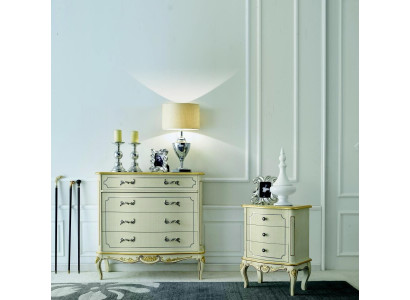 Design Miwwelen Stil Barock Kommode Holz Italien Miwwelen Anrichte Luxus Sideboard