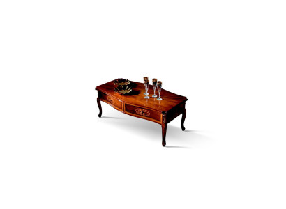 Holz Italienesch Miwwelen Barock Stil Braun Dësch Wunnzëmmer Dësch Nei