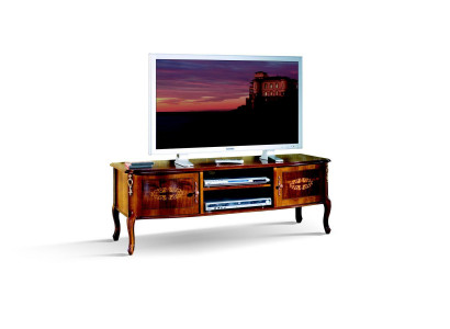 TV Lowboard RTV Schaf Dësch Wunnzëmmer Holz Miwwelen Barockstil