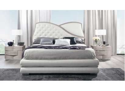 Bett Bettgestell Bettrahmen Better Duebel Luxus Duebelbett Wäiss Modern Design
