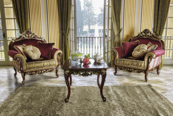 Couchtischen Dësch Luxus Holzdëscher Konsolen Design Italienesch Miwwelen Kommoden